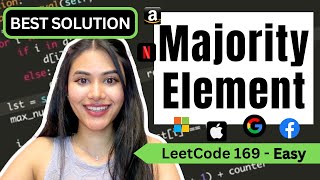 Majority Element - LeetCode 169 - Python #leetcode #majorityelement #votingalgorithm