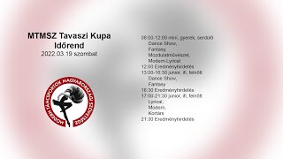 MTMSZ Tavaszi Kupa - március 19.