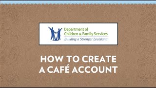 How to Create a CAFÉ Account - Spanish Subtitles