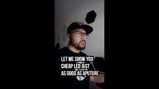 LET ME SHOW YOU - CHEAP LED JUST AS GOOD AS APUTURE #SHORTS