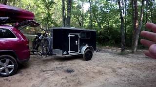 4x8 Enclosed to Overlanding Trailer - Test Ride Part 02