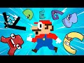 Mario & F vs the Giant Alphabet Lore Maze (A-Z…) | Alphabet Lore Ending | Game Animation