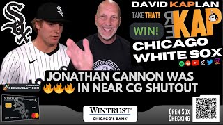 REKAP: ⚾️ Chicago White Sox 2-0 win over Houston Astros. Jonathan Cannon was 🔥🔥🔥 in near CG shutout