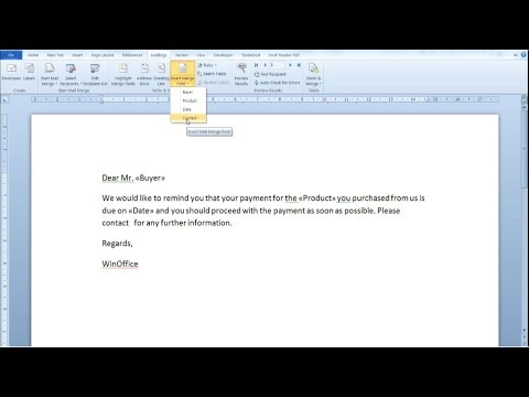 Use Mail Merge in Word 2010 to create documents automatically using Excel data Use Mail Merge in Word 2010 to create documents automatically using Excel data