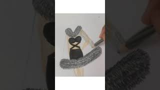fashion illustration | fashion designer drawing | how to illustrate sheer fabric #shorts