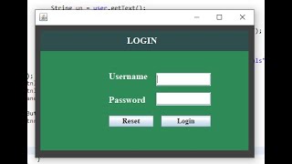 Simple Java Login Form for beginners| Java Eclipse GUI for beginners