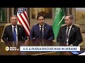 secretary marco rubio meets with russian officials in riyadh to end ukraine war ewtn news nightly