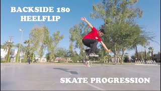 Learning How To BS HEEL | Skate Progression