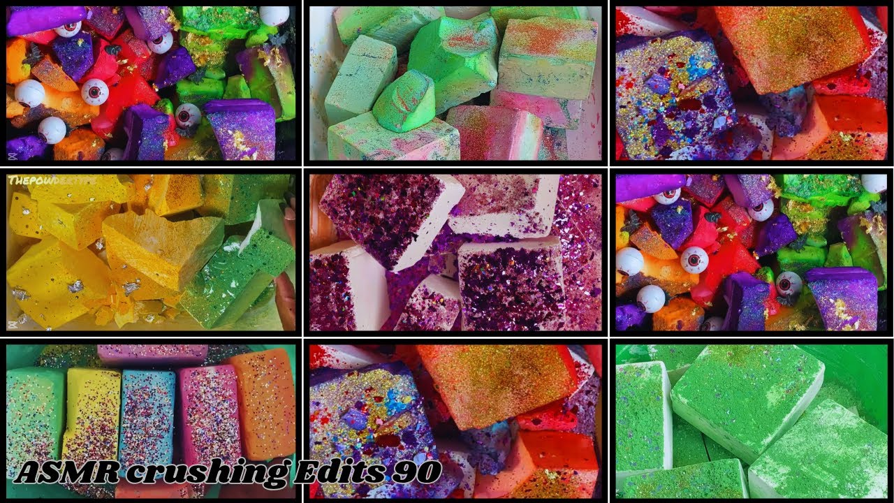 Powdertype Dyed Buttery Powdery Flakey Gym Chalk Gym Chalk Asmr