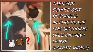 OMG😱💋Taekook Couple Got Recorded In This Place For Shopping Date On New Leave(New)#taehyung#jungkook