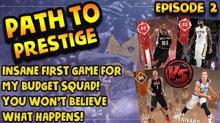 PLAYING A CRAZY SQUAD IN OUR FIRST GAME IN NBA 2K18 MYTEAM