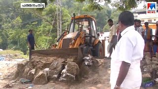 പ്രളയത്തിൽ പമ്പയില്‍ അടിഞ്ഞുകൂടിയ മണൽ ഏറ്റെടുക്കൽ ആരംഭിച്ചു | Pamba sand - Travancore Devaswom board