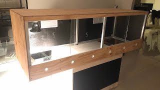 DIY Demo: Over-Aquarium semiaquatic reptile enclosure build