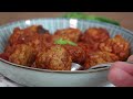 these protein packed double pork air fryer meatballs are epic