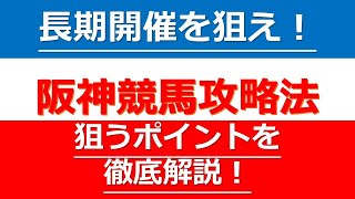 【面白いほど穴がハマる攻略法！】阪神競馬の攻略法を紹介！データから見る血統的な偏りには注目したい！これを見て阪神競馬をもっと楽しもう！