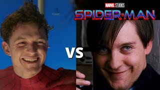 Tom Holland vs Tobey Maguire Blooper Battle | Spider-Man to Spider-Man No Way Home
