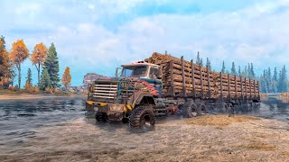 Best Double Trailer Offroad Truck ROYAL BM17 In SnowRunner Season 14