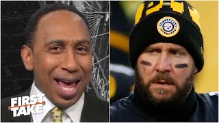 Stephen A. loves that the Steelers' perfect season is over | First Take | First Take