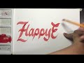 FREEHAND LETTERING | HAPPY EASTER SUNDAY | Art #4 | by SiR+