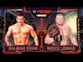 Download Salman Khan vs Brock Lesnar - 1-vs-1-Match WWE 2K16 In Mp4 3Gp Full HD Video