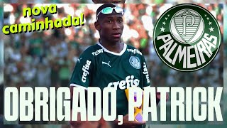 OBRIGADO, PATRICK! CRIA DA BASE DO PALMEIRAS!!!!