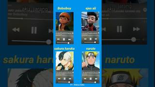 Dj aku jarang disayang sayang versi Boboiboy, ejen ali, sakura haruka, naruto