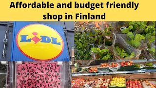 LIDL one of the cheapest supermarket in Finland  - Tamil vlog.../Affordable shop to buy vegetables