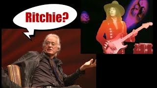 What Jimmy Page said about Ritchie Blackmore