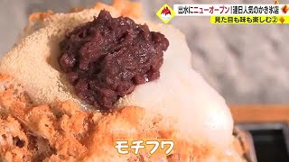 熊本と鹿児島をつなぐかき氷　ニューオープンの人気店を取材　鹿児島・出水市 (23/09/01 13:17)