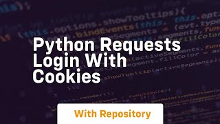 python requests login with cookies