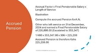 Benefits Computation Presentation