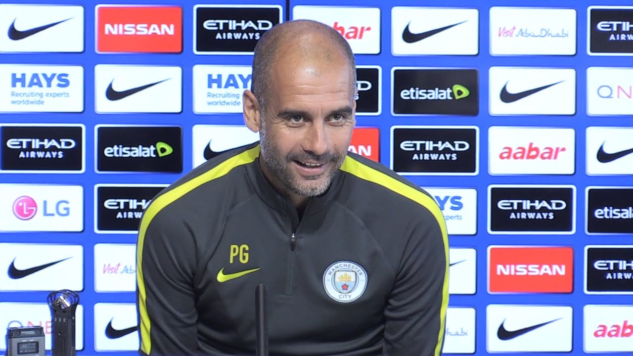 Pep Guardiola Full Pre-Match Press Conference - Manchester City V ...