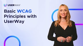 Basic WCAG Principles with UserWay