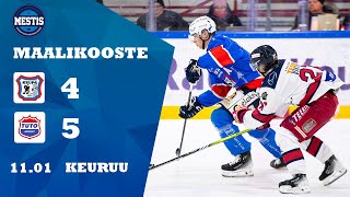 Maalikooste KeuPa HT - TUTO Hockey 11.01.2025 (4-5)