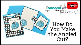 🔴 Angled Gate Fold Card: The Easy Way To Make This Fun Fold Card