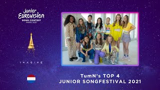 My TOP 4 || Junior Songfestival 2021 🇳🇱 || Junior Eurovision Song Contest 2021