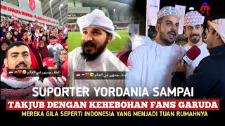 SAKING HEBOHNYA" fans Yordania sebut "Qatar kalau gaada suporter Indonesia pasti tidak akan rame"