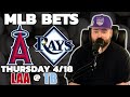 Angels vs Rays | MLB Bets with Kyle Kirms Thursday April 18th