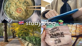 (ENG)【🇬🇧study vlog】海外大学院生の1週間 | productive week | grad school life