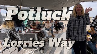 Potluck in Quartzsite | Boondocking Adventures | @lorriesway Potluck