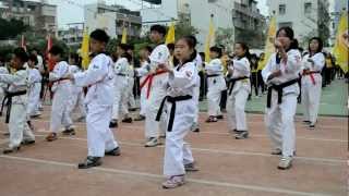 101年大港國小運動會-跆拳道表演-1