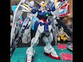 組み立て途中のpgウィングガンダムゼロカスタム買ってみた