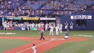 【現地･打球音が良い】20210826　近本光司 HR 第9号 先頭打者ホームラン　1回ｳﾗ　阪神ﾀｲｶﾞｰｽ　ソロホームラン@京ｾﾗﾄﾞｰﾑ大阪･内野3塁側下段