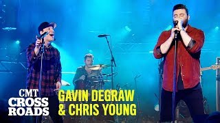 Gavin DeGraw & Chris Young Perform 'Not Over You' | CMT Crossroads