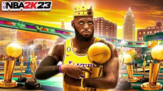LEBRON JAMES "THE KING" BUILD HAS BROKE 2K23! Best Build NBA 2K23!