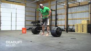 Deadlifts 635, 645, 660lbs