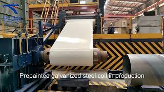 Prepainted galvanized steel coil