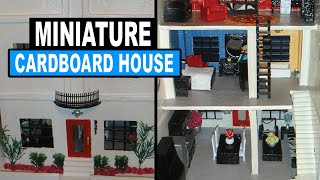 Cardboard Miniature Dollhouse