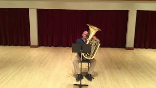 Etude No. 3 from the Low Etudes for Tuba by Phil Snedecor. James Land, Tubist.