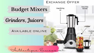 Best Mixer Grinder Set Available Online in 2024 | AuthentiqueReviews |#cooking #MixerGrinder
